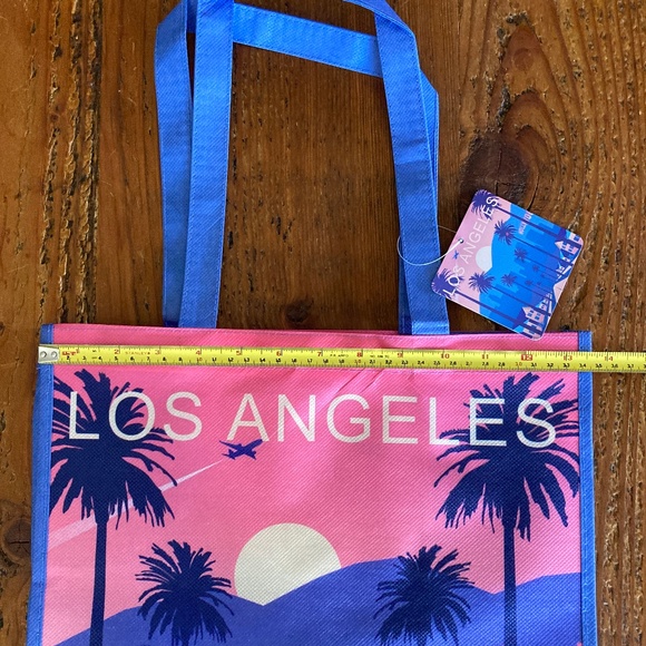 Los Angeles Reusable Tote Bag Recycled from Plastic Bottles Whole Foods - Picture 4 of 5